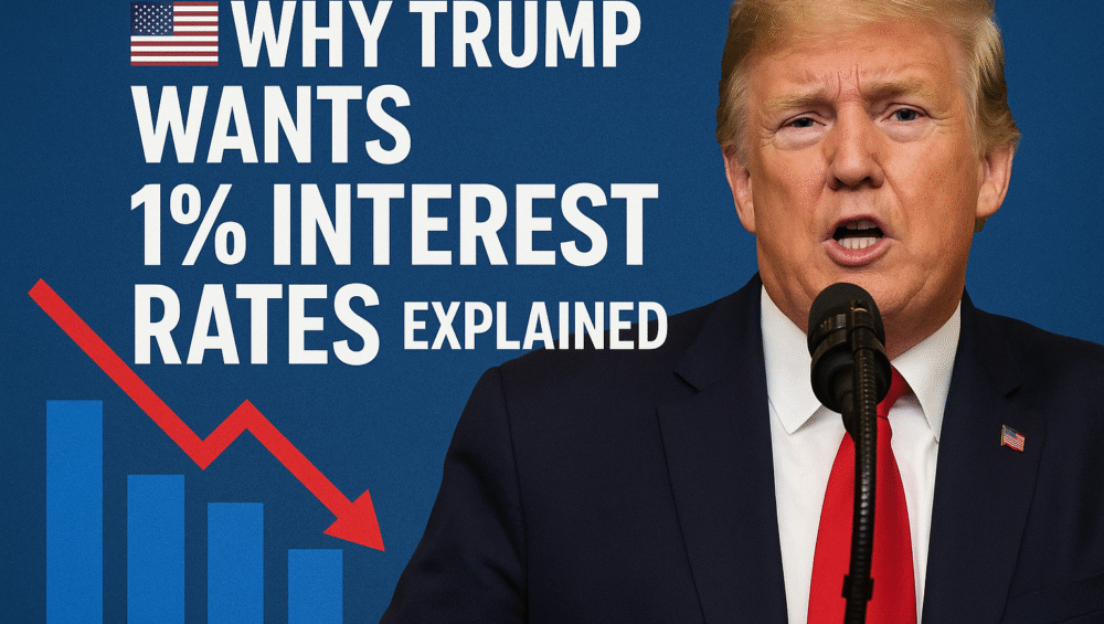 Why Trump Wants 1% Interest Rates — Explained